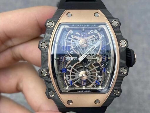 Replica RM Factory Richard Mille RM21-01 Tourbillon Skeleton Dial - Buy Replica Watches