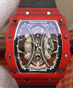 Replica KV Factory Richard Mille RM53-01 TPT Carbon Fiber Black Strap - Buy Replica Watches