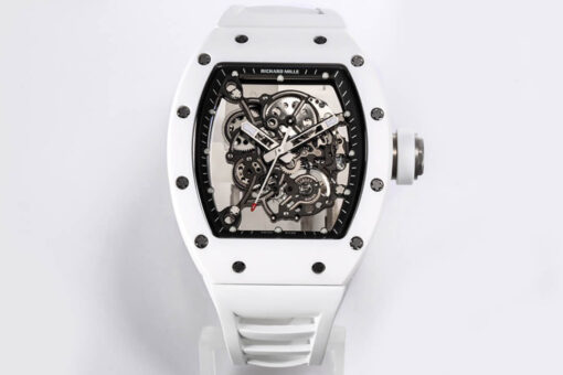 Replica BBR Factory Richard Mille RM055 V2 White Ceramic Case - Buy Replica Watches