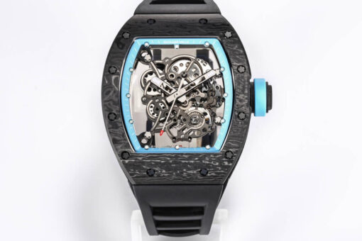Replica BBR Factory Richard Mille RM055 NTPT Black Rubber Strap - Buy Replica Watches