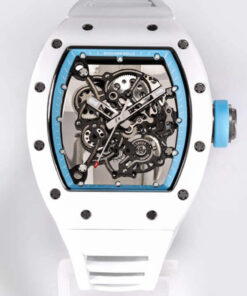 Replica BBR Factory Richard Mille RM-055 White Ceramic Case - Buy Replica Watches