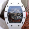 Replica KV Factory Richard Mille RM055 Ceramic White Rubber Strap - Buy Replica Watches