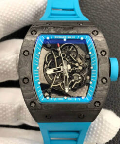 Replica ZF Factory Richard Mille RM055 Blue Rubber Strap - Buy Replica Watches