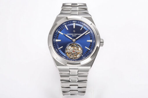 Replica BBR Factory Vacheron Constantin Overseas Tourbillon 6000V/110A-B544 Blue Dial - Buy Replica Watches