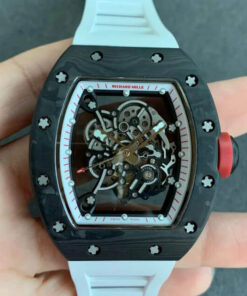 Replica KV Factory Richard Mille RM055 V2 White Rubber Strap - Buy Replica Watches