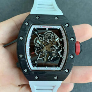 Replica KV Factory Richard Mille RM055 V2 White Rubber Strap - Buy Replica Watches