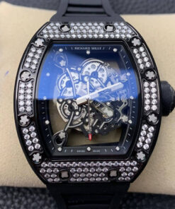 Replica KV Factory Richard Mille RM055 Diamond Skeleton Dial - Buy Replica Watches