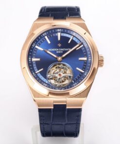 Replica BBR Factory Vacheron Constantin Overseas Tourbillon 6000V/110R-B733 Blue Strap - Buy Replica Watches