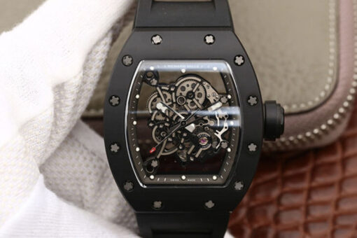 Replica KV Factory Richard Mille RM055 Black Strap - Buy Replica Watches