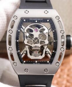 Replica JB Factory Richard Mille RM52-01 Tourbillon Skull Dial - Buy Replica Watches