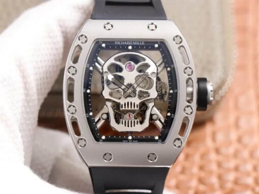 Replica JB Factory Richard Mille RM52-01 Tourbillon Skull Dial - Buy Replica Watches