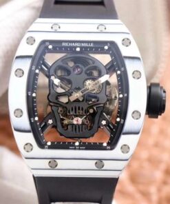 Replica JB Factory Richard Mille RM052-01 White Ceramic Swiss Tourbillon - Buy Replica Watches