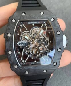 Replica KV Factory Richard Mille RM035-02 Carbon Fiber Black Strap - Buy Replica Watches