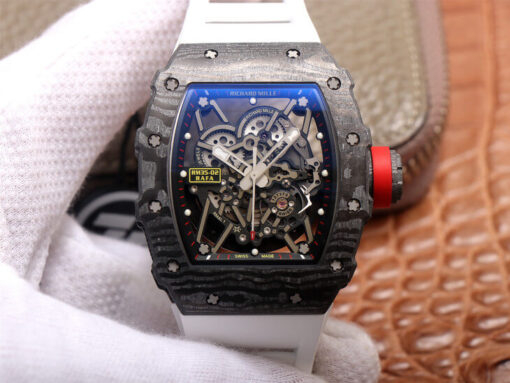 Replica ZF Factory Richard Mille RM35-02 White Rubber Strap - Buy Replica Watches