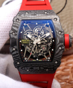 Replica ZF Factory Richard Mille RM35-02 Red Rubber Strap - Buy Replica Watches