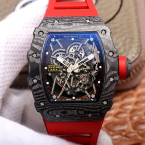 Replica ZF Factory Richard Mille RM35-02 Red Rubber Strap - Buy Replica Watches