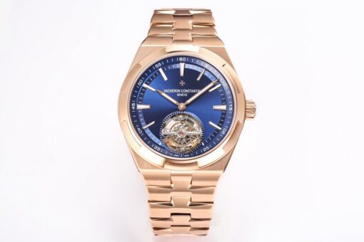 Replica BBR Factory Vacheron Constantin Overseas Tourbillon 6000V/110R-B733 Pink Gold - Buy Replica Watches