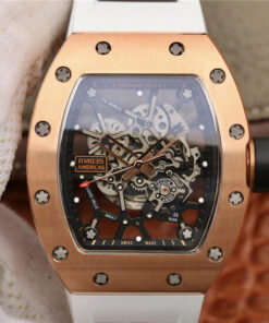 Replica KV Factory Richard Mille RM035 Americas Rose Gold White Strap - Buy Replica Watches