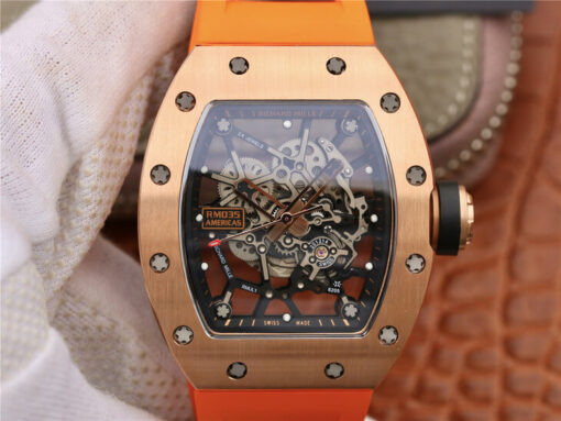 Replica KV Factory Richard Mille RM035 Americas Orange Strap - Buy Replica Watches