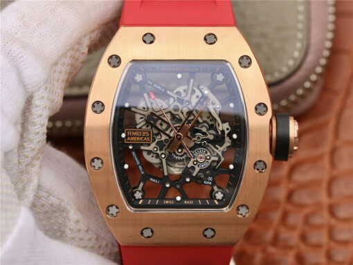 Replica KV Factory Richard Mille RM035 Americas Rose Gold - Buy Replica Watches
