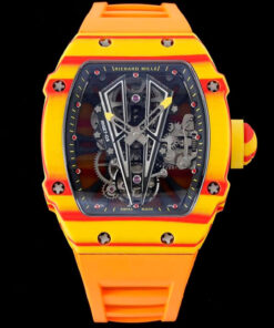 Replica RM Factory Richard Mille RM27-03 Rafael Nadal Tourbillon Orange Rubber Strap - Buy Replica Watches