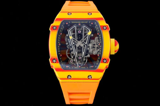 Replica RM Factory Richard Mille RM27-03 Rafael Nadal Tourbillon Orange Rubber Strap - Buy Replica Watches