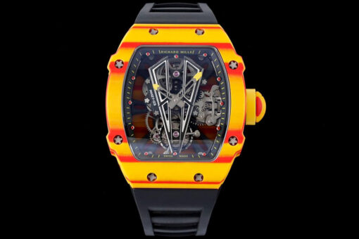 Replica RM Factory Richard Mille RM27-03 Rafael Nadal Tourbillon Rubber Strap - Buy Replica Watches