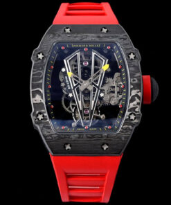 Replica RM Factory Richard Mille RM27-03 Rafael Nadal Tourbillon Red Rubber Strap - Buy Replica Watches