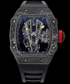 Replica RM Factory Richard Mille RM27-03 Rafael Nadal Tourbillon Black Rubber Strap - Buy Replica Watches