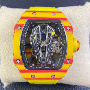 Replica RM Factory Richard Mille RM27-03 Rafael Nadal Tourbillon Yellow Strap - Buy Replica Watches