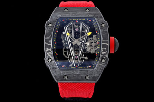 Replica RM Factory Richard Mille RM27-03 Rafael Nadal Tourbillon Red Strap - Buy Replica Watches