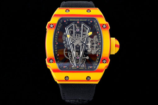 Replica RM Factory Richard Mille RM27-03 Rafael Nadal Tourbillon Black Strap - Buy Replica Watches