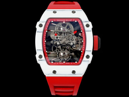 Replica RM Factory Richard Mille RM27-02 Rafael Nadal Tourbillon Red Rubber Strap - Buy Replica Watches