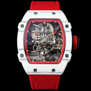Replica RM Factory Richard Mille RM27-02 Rafael Nadal Tourbillon Red Strap - Buy Replica Watches