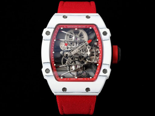 Replica RM Factory Richard Mille RM27-02 Rafael Nadal Tourbillon Red Strap - Buy Replica Watches