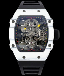 Replica RM Factory Richard Mille RM27-02 Rafael Nadal Tourbillon Black Rubber Strap - Buy Replica Watches