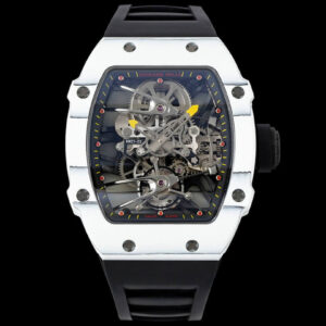 Replica RM Factory Richard Mille RM27-02 Rafael Nadal Tourbillon Black Rubber Strap - Buy Replica Watches