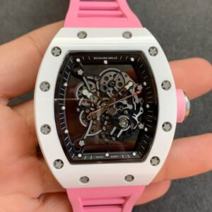 Replica KV Factory Richard Mille RM055 V2 Ceramic Pink Strap - Buy Replica Watches