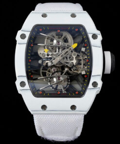 Replica RM Factory Richard Mille RM27-02 Rafael Nadal Tourbillon White Strap - Buy Replica Watches