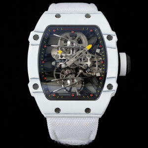 Replica RM Factory Richard Mille RM27-02 Rafael Nadal Tourbillon White Strap - Buy Replica Watches