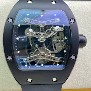 Replica EUR Factory Richard Mille RM027 Transparent Black Dial - Buy Replica Watches
