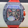 Replica KV Factory Richard Mille RM011 V3 Red Rubber Strap - Buy Replica Watches