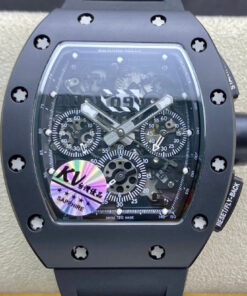 Replica KV Factory Richard Mille RM011 Ceramic Black Case - Buy Replica Watches