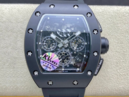 Replica KV Factory Richard Mille RM011 Ceramic Black Case - Buy Replica Watches