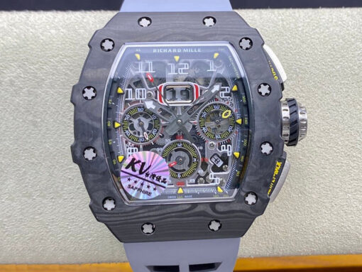 Replica KV Factory Richard Mille RM-011 Forged Carbon Case - Buy Replica Watches