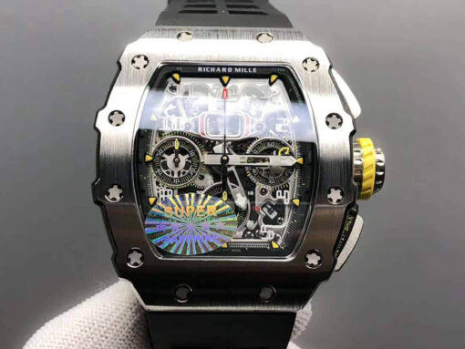 Replica KV Factory Richard Mille RM11-03 Titanium Case Rubber Strap - Buy Replica Watches