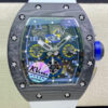 Replica KV Factory Richard Mille RM011 Carbon Fiber White Strap - Buy Replica Watches