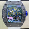 Replica KV Factory Richard Mille RM011 Carbon Fiber White Strap - Buy Replica Watches