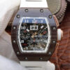 Replica KV Factory Richard Mille RM011 Ceramic White Strap - Buy Replica Watches