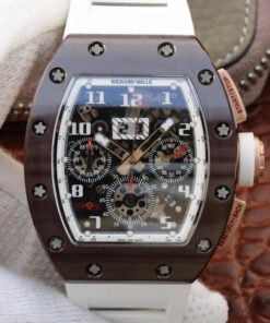 Replica KV Factory Richard Mille RM011 Ceramic White Strap - Buy Replica Watches